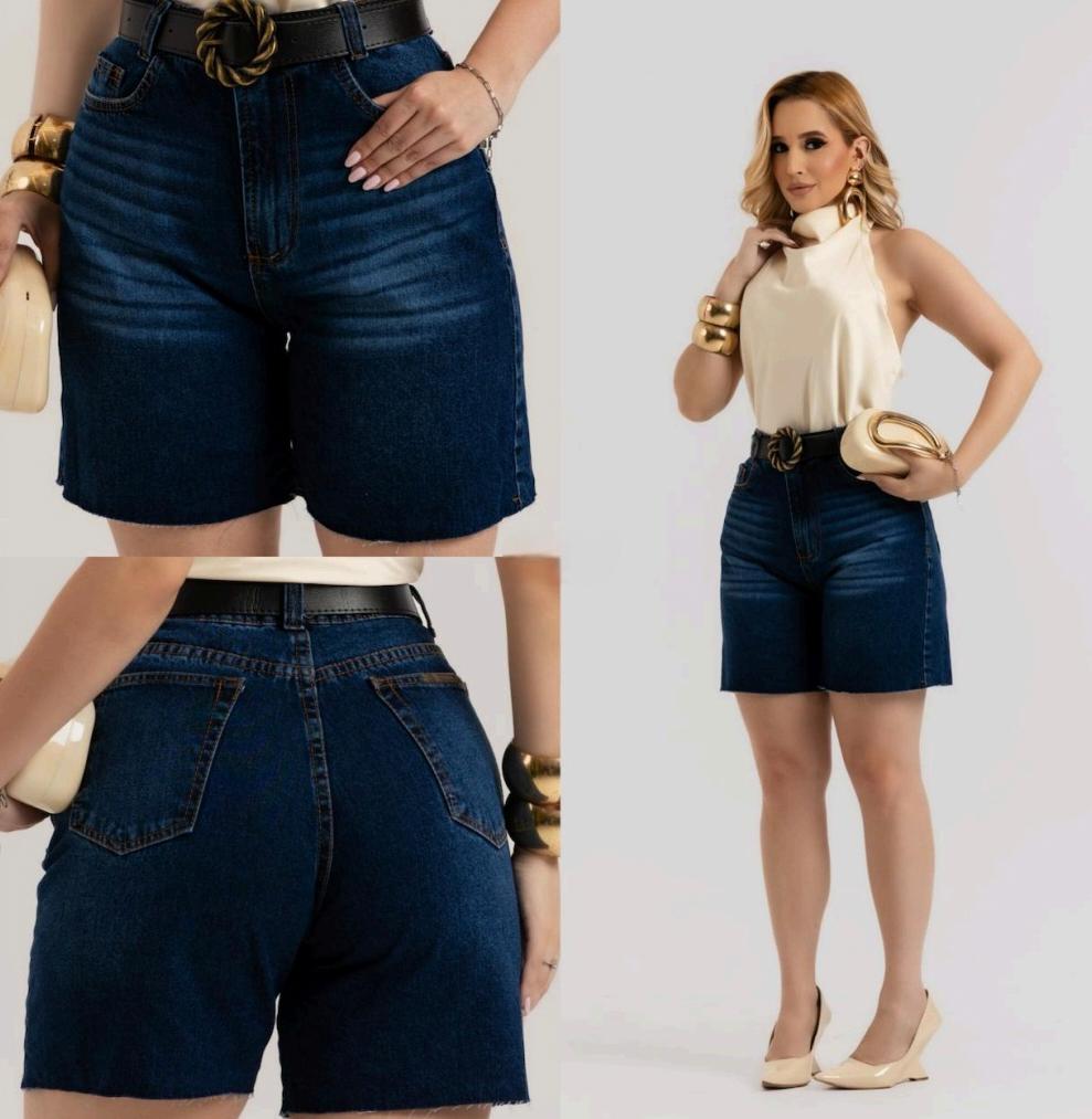 short meia coxa c/cinto