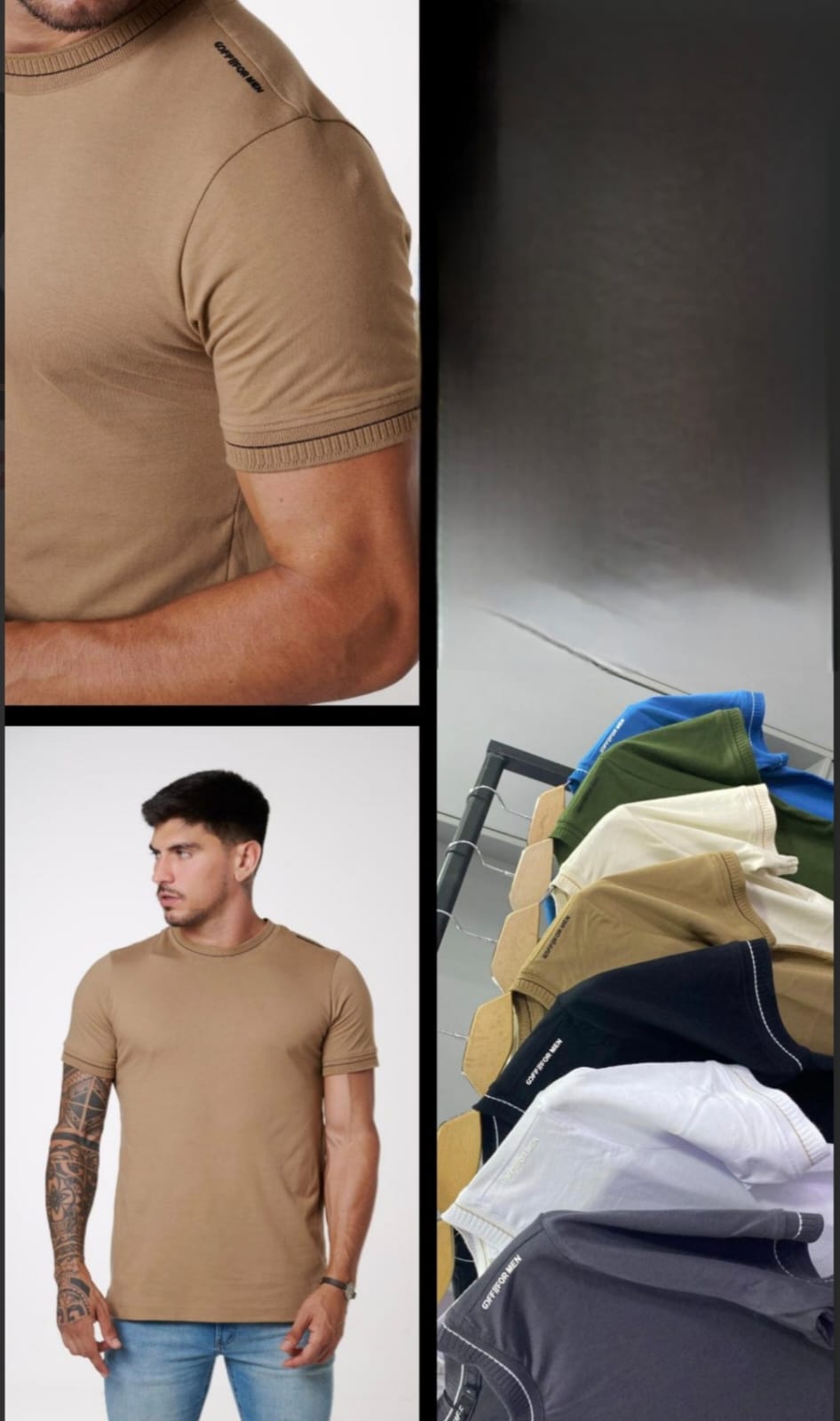 camisa gola careca goff