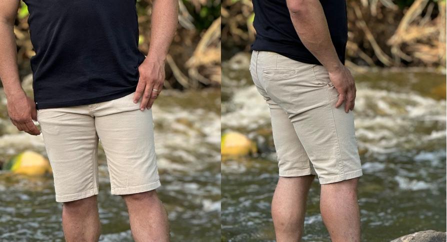 bermuda masculina plus size bolço embutido