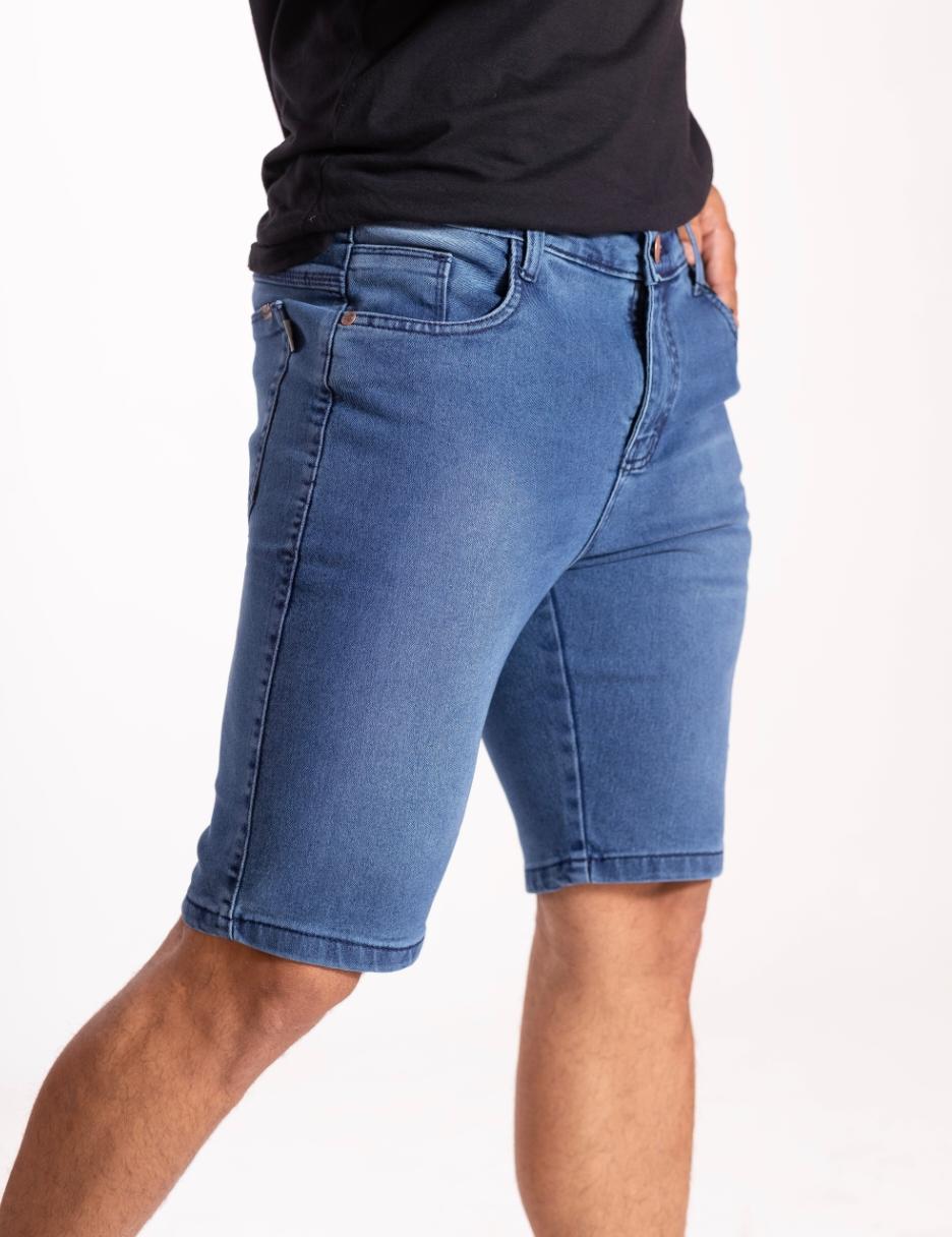 bermuda jeans masculina C/lycra A/pino