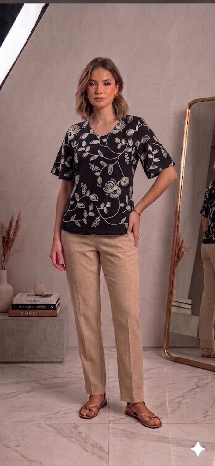 blusa cecília crepe c/v